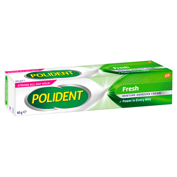 Polident Denture Adhesive Cream Fresh 60g