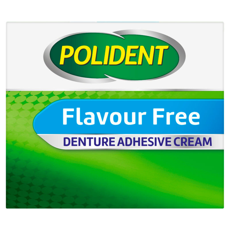 Polident Denture Adhesive Cream Flavour Free 60g