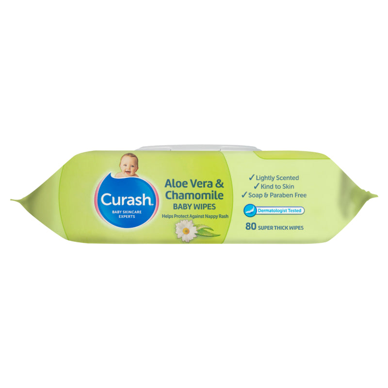 Curash Baby Wipes Soothing 80 pack