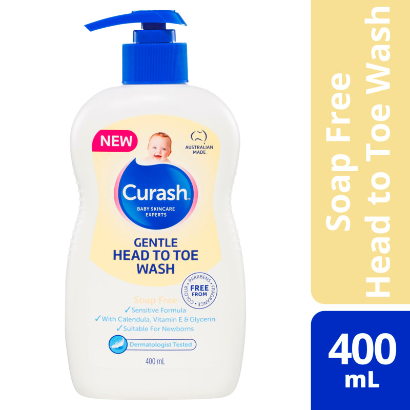 Curash Gentle Head To Toe Wash 400ml