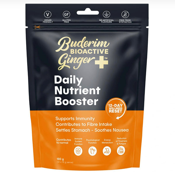 Buderim Bioactive Ginger+ Daily Nutrient Booster Pwd 180G