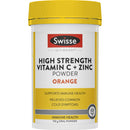 Swisse Ultiboost High Strength Vitamin C + Zinc Powder Orange 150g