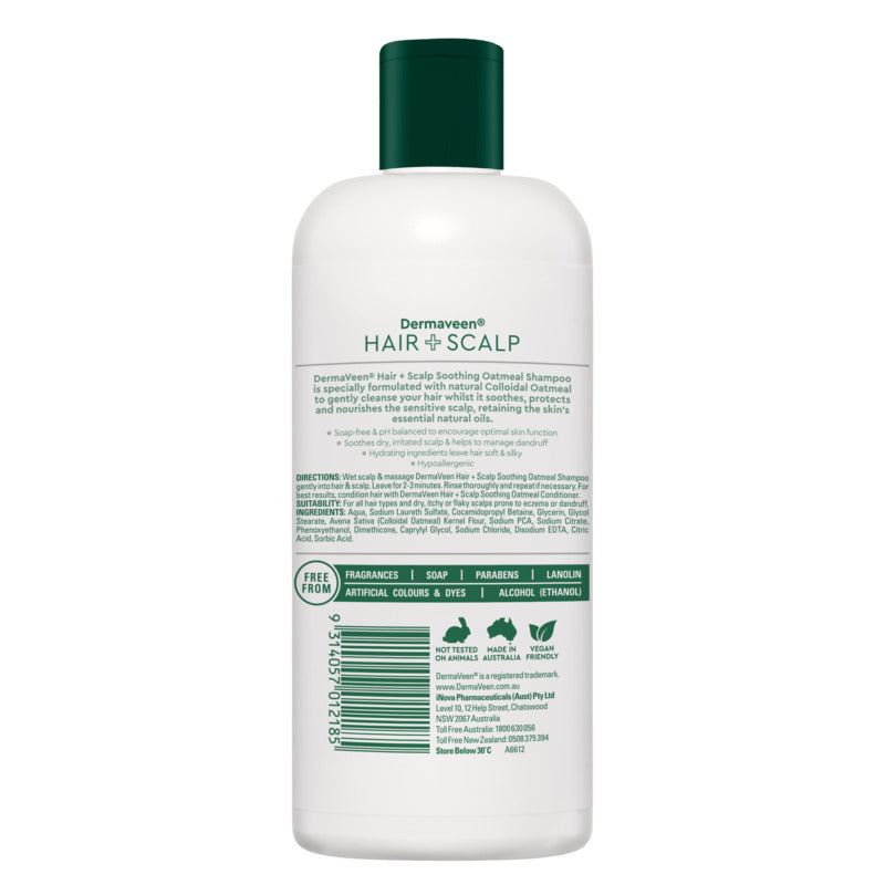 Dermaveen Hair + Scalp Oatmeal Shampoo 250ml