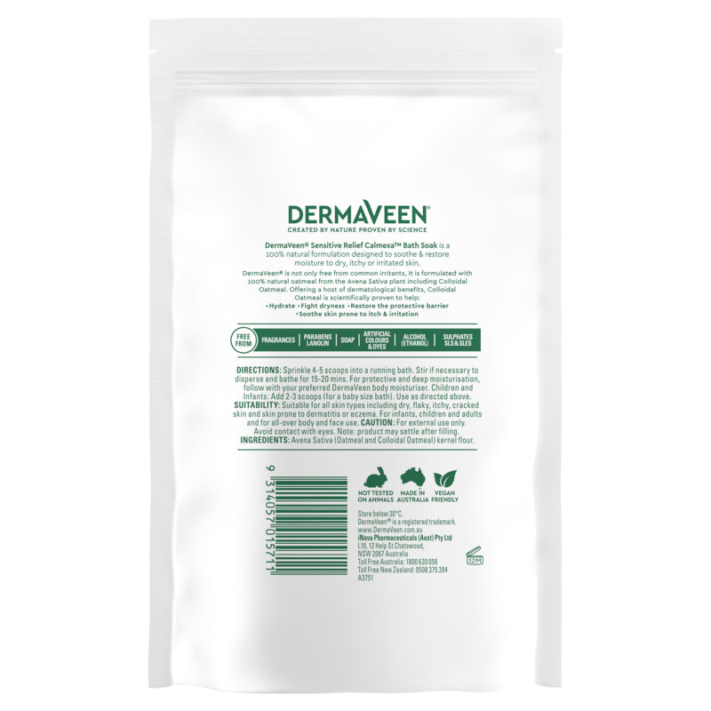 Dermaveen Sensitive Relief Calmexa Oatmeal Bath Soak 200g