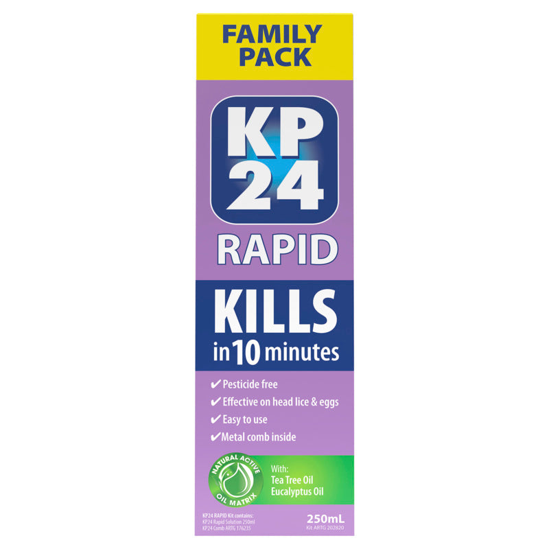 KP24 Rapid Family Pack With Comb 250ml