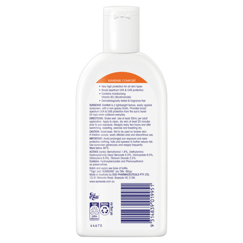 Ego SunSense Comfort SPF50+ 125ml