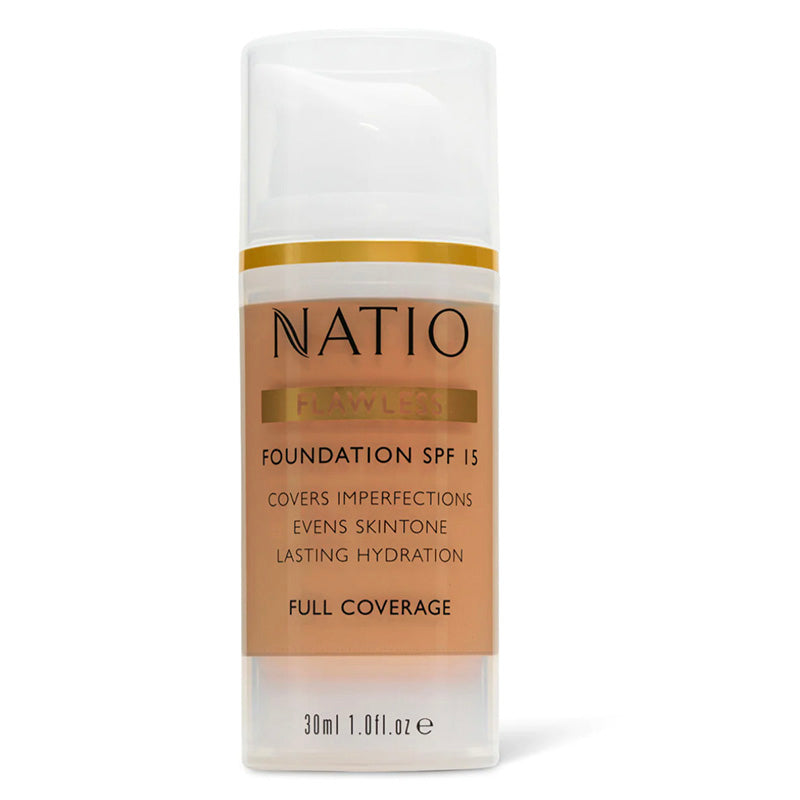 Natio Flawless Foundation SPF 15 Medium Tan