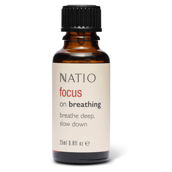 Natio Focus On Breathing Pure Essential Oil Blend 25ml