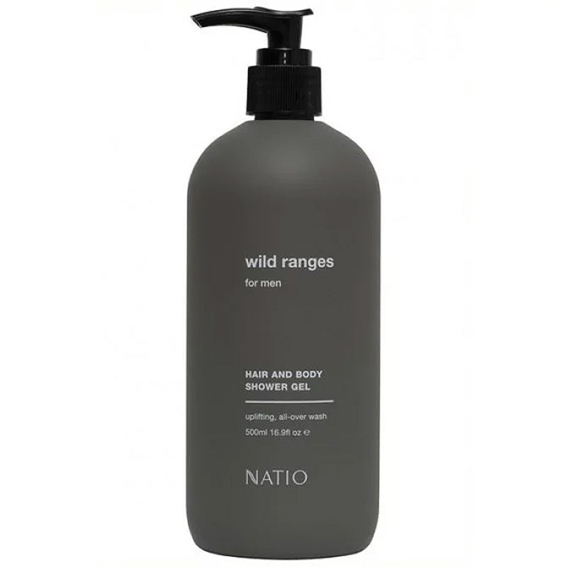 Natio Wild Ranges For Men Hair & Body Shower Gel 500ml
