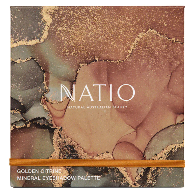 Natio Golden Citrine Mineral Eyeshadow Palette