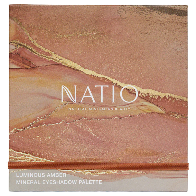 Natio Luminous Amber Mineral Eyeshadow Palette