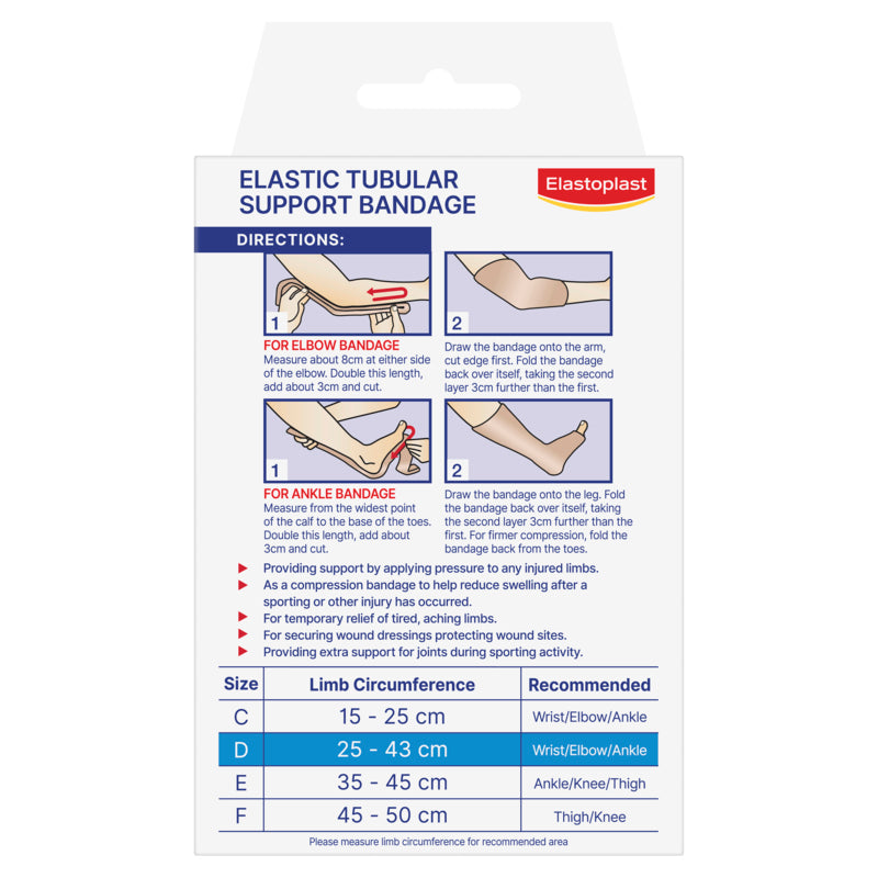 Elastoplast Elastic Tubular Support Bandage D