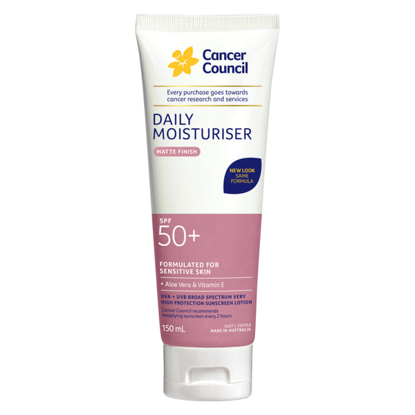 Cancer Council Daily Moisturiser Matte SPF50+ 150ml