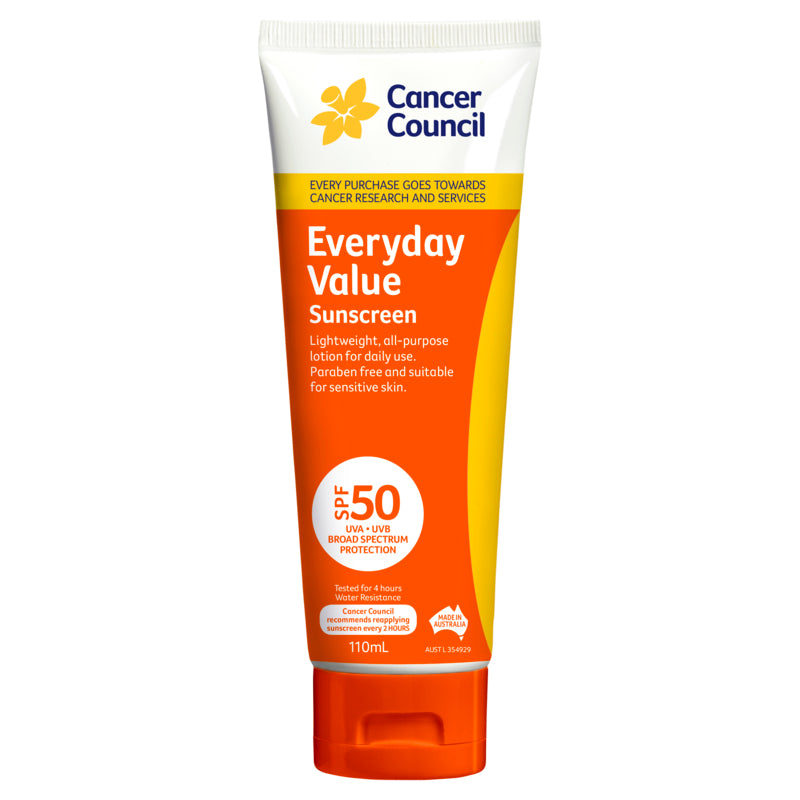 Cancer Council Everyday Value Sunscreen SPF50 110ml