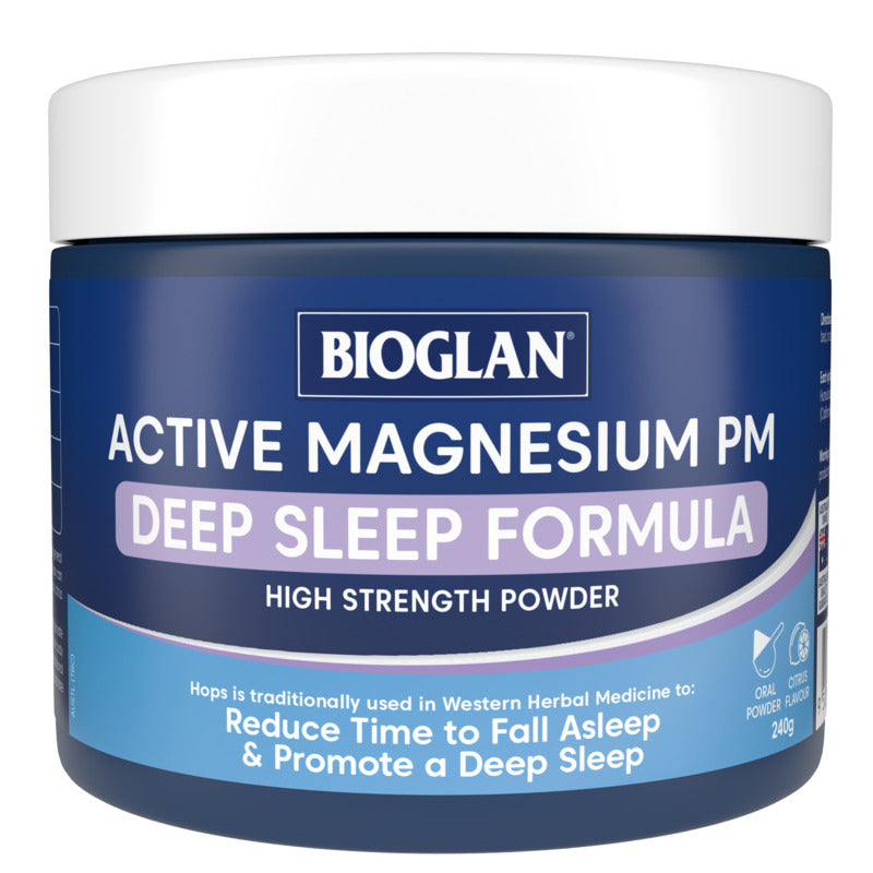 Bioglan Active Magnesium PM Deep Sleep Powder 240g