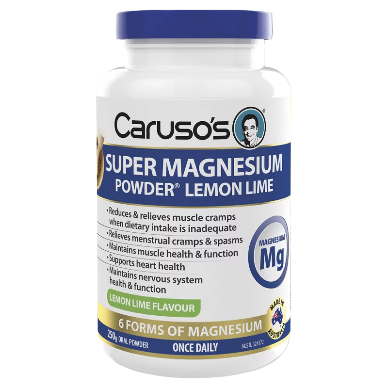 Caruso's Super Magnesium Powder® Lemon Lime 250g