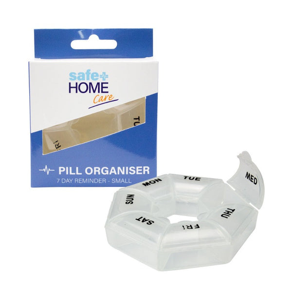 Safe Home Care Pill Box Reminder Round 7 Day Small