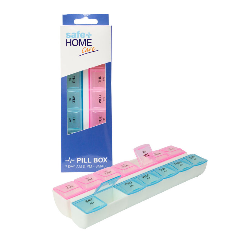 Safe Home Care Pill Box Organiser 7 Day AM & PM Small