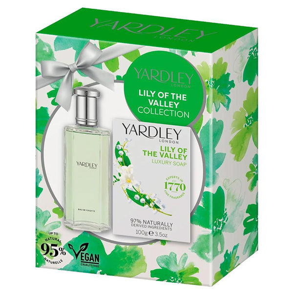 Yardley Lily Of The Valley 2 Piece Gift Set - Eau De Toilette 125ml & Soap 100g