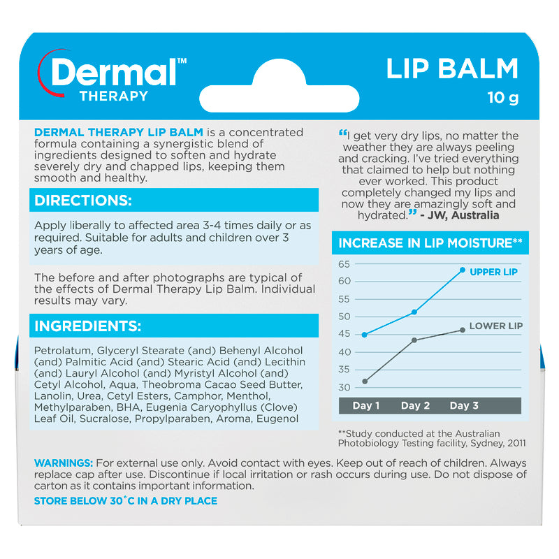 Dermal Therapy Lip Balm Original 10g