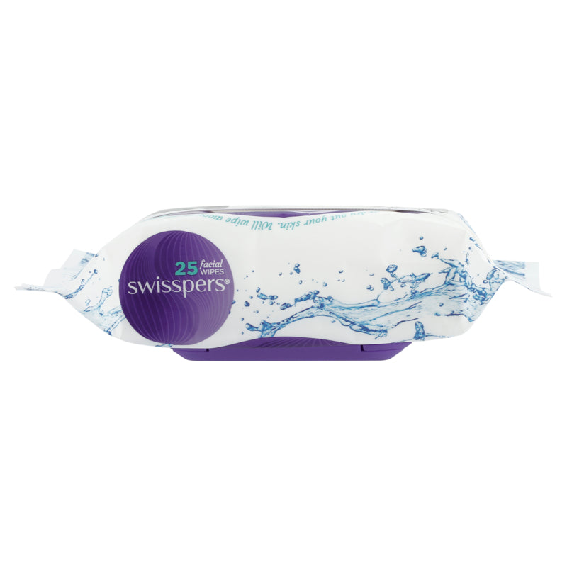 Swisspers Original Cleansing Facial Wipes - 25 Pack