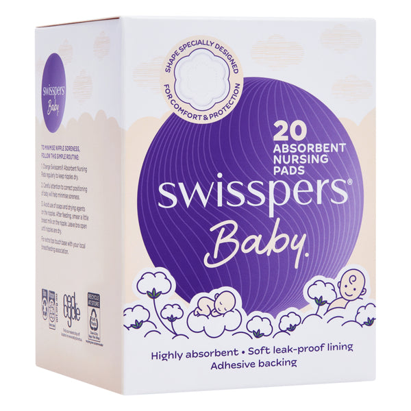 Swisspers Absorbent Nursing Pads - 20 Pack