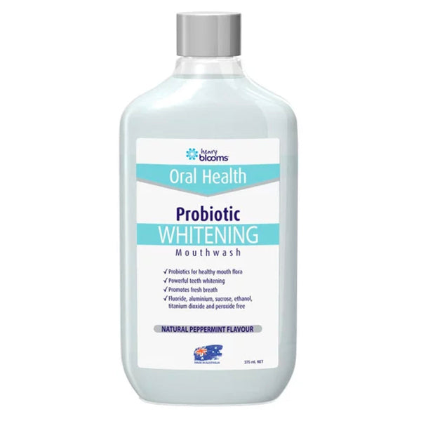 Henry Blooms Probiotic Whitening Mouthwash 375ml