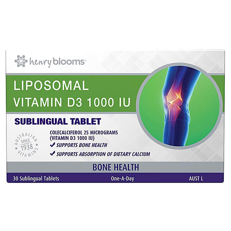 Blooms Liposomal Sublingual Vitamin D3 1000Iu 30 Tabs