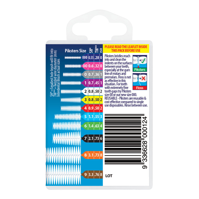 Piksters® Interdental Brushes White Size 2 40 Pack