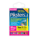 Piksters® Interdental Brushes Yellow Size 3 40 Pack