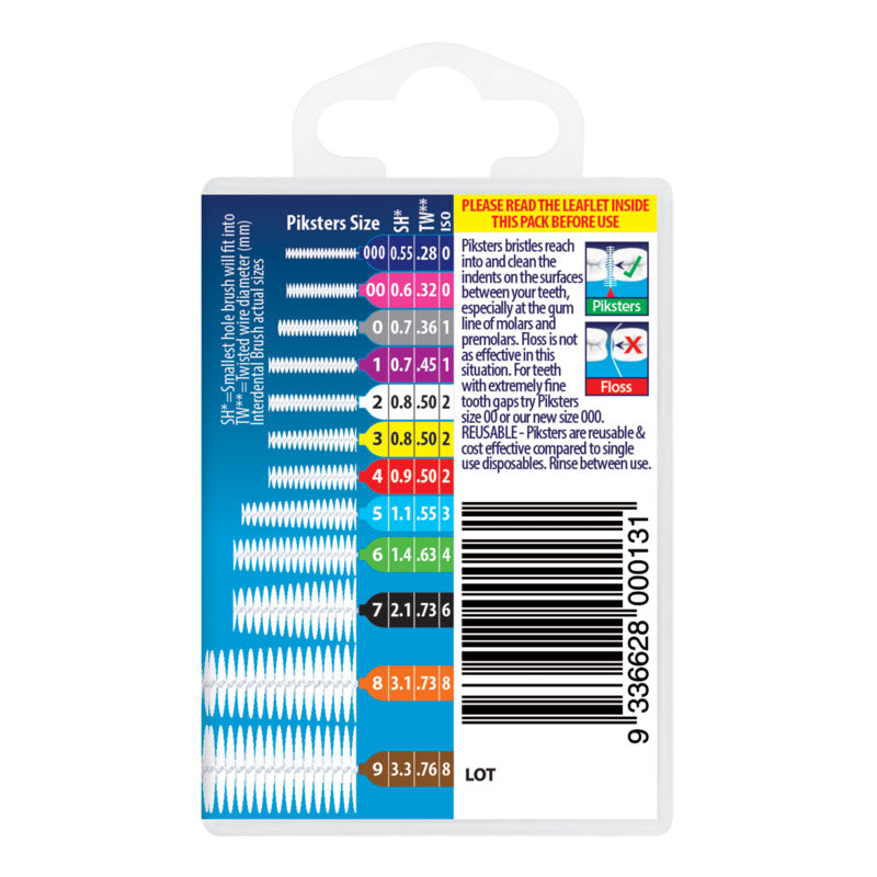 Piksters® Interdental Brushes Yellow Size 3 40 Pack