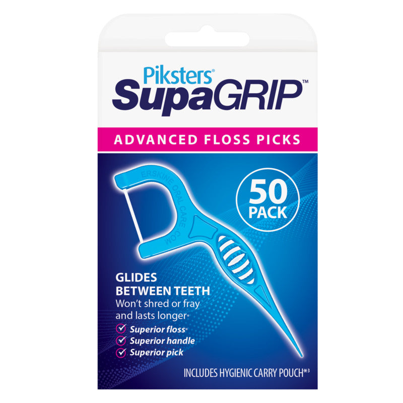 Piksters® SupaGRIP™ Floss Picks 50 Pack