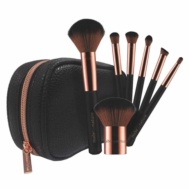 Nude By Nature Essential Collection 7 Piece Brush Set