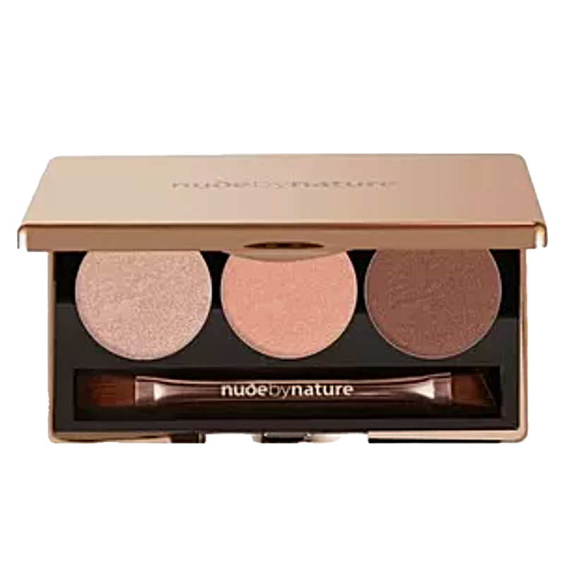 Nude By Nature Natural Illusion Eyeshadow Trio 03 Rose