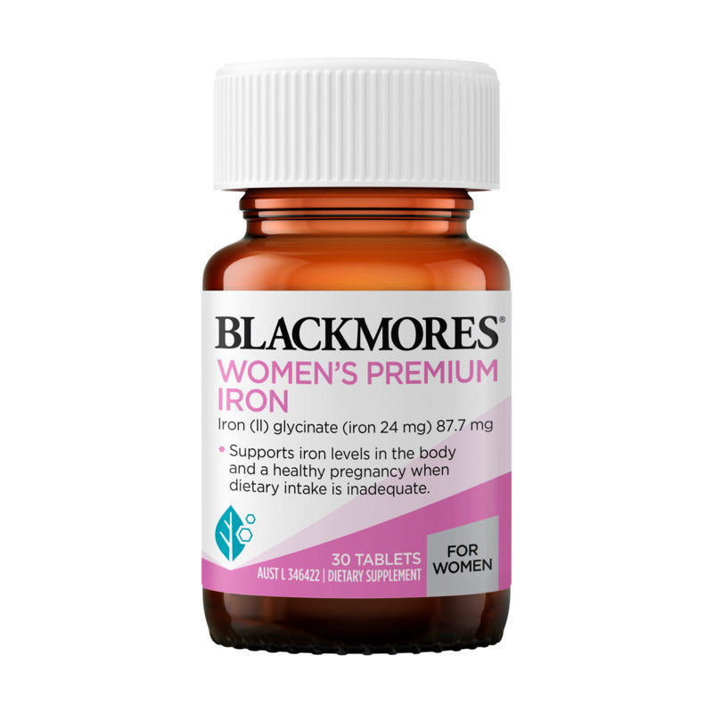 Blackmores Women's Premium Iron 30 Tablets