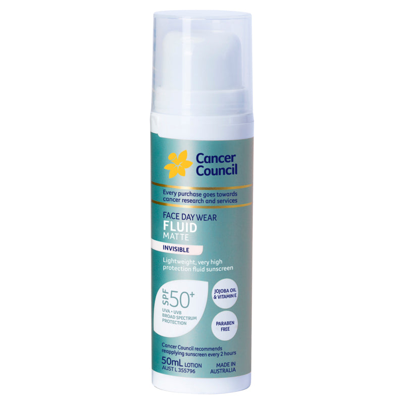 Cancer Council Face Day Wear Fluid Matte SPF50+ 50ml