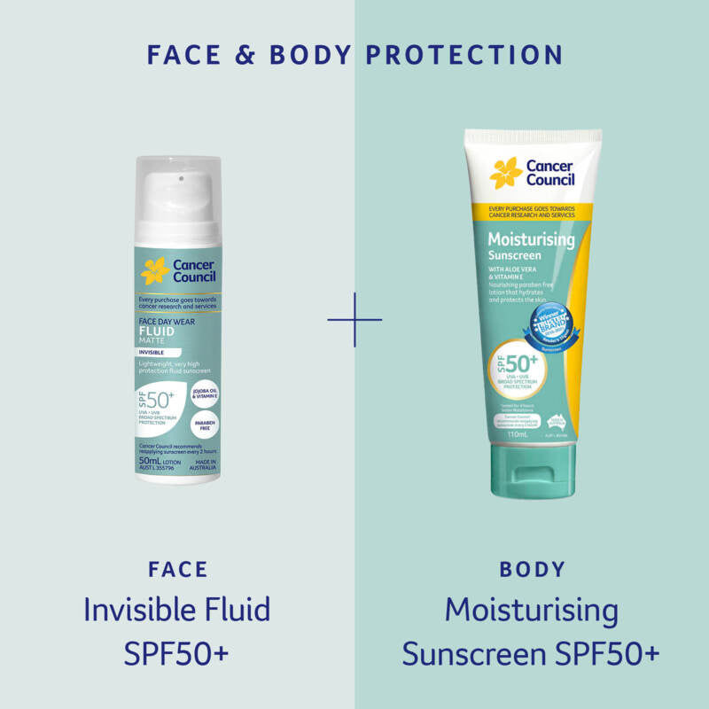 Cancer Council Face Day Wear Fluid Matte SPF50+ 50ml