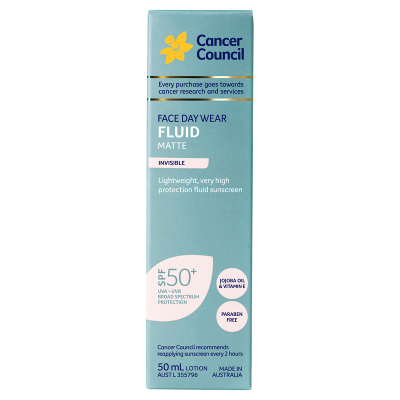 Cancer Council Face Day Wear Fluid Matte SPF50+ 50ml