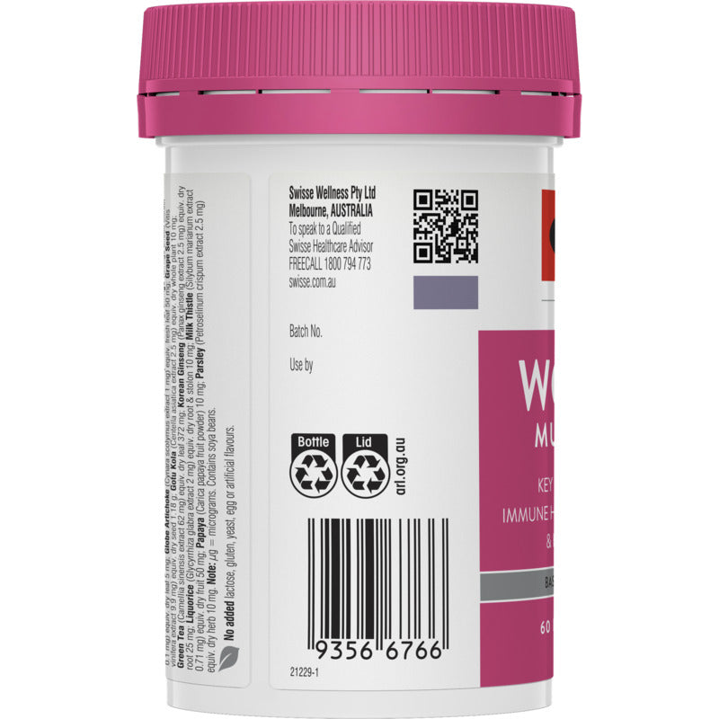 Swisse Ultivite Women’s Multivitamin 60 Tablets