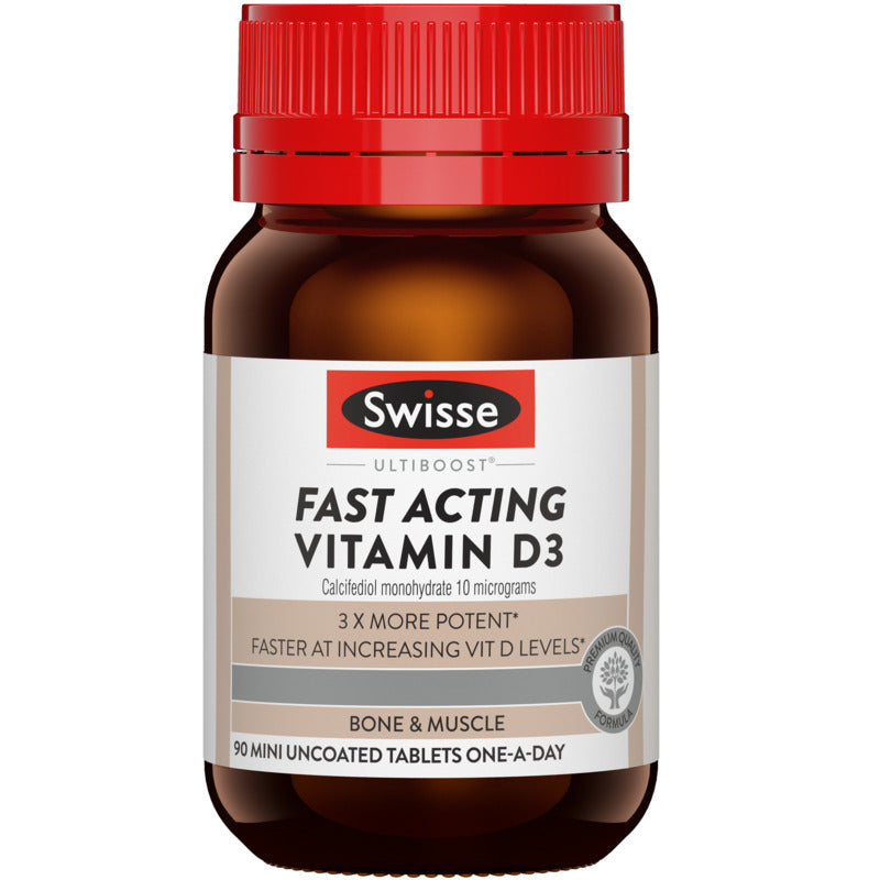 Swisse Ultiboost Fast Acting Vitamin D3 90 Tablets