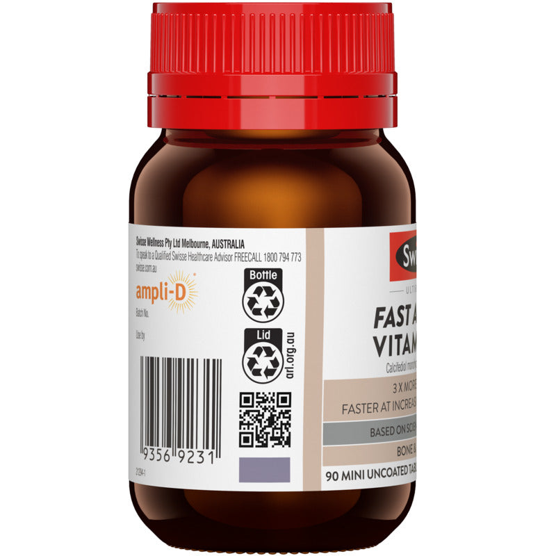 Swisse Ultiboost Fast Acting Vitamin D3 90 Tablets