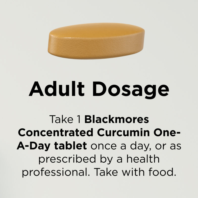 Blackmores Concentrated Curcumin One-A-Day 30 Tablets