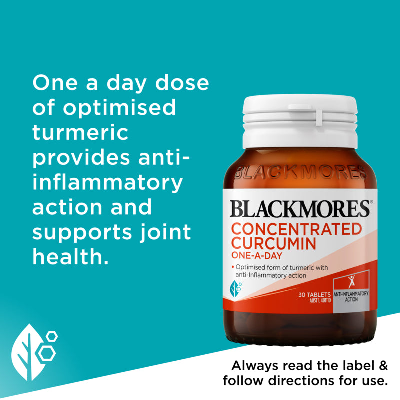 Blackmores Concentrated Curcumin One-A-Day 30 Tablets