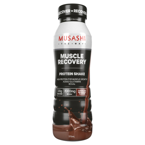 Musashi Muscle Recovery Protein Shake Chocolate Milkshake 375ml