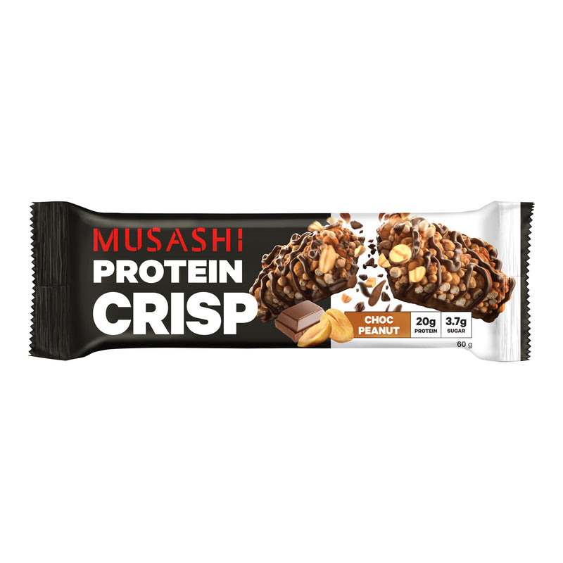 Musashi Protein Crisp Bar Chocolate Peanut 60g