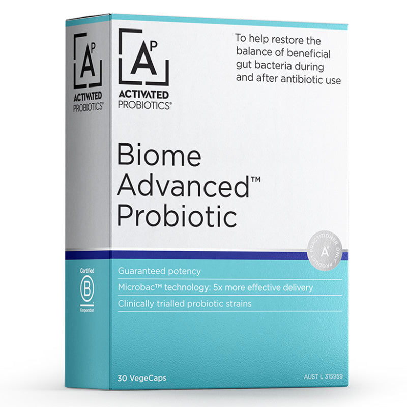Activated Probiotics Biome Advanced Probiotics 30 Capsules