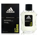 Adidas Pure Game eau de toilette bottle and packaging on a white background