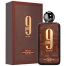 Afnan 9PM Elixir Parfum Intense Extrait de Parfum 100ml with its brown box on a white background