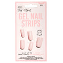 A package of Arti Gel Nail Addict Gel Nail Strips in the shade Cupid's Arrow, featuring six false nail tips on a light pink card.
