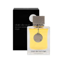 Perfume bottle and packaging of 'club de nuit man' on a white background